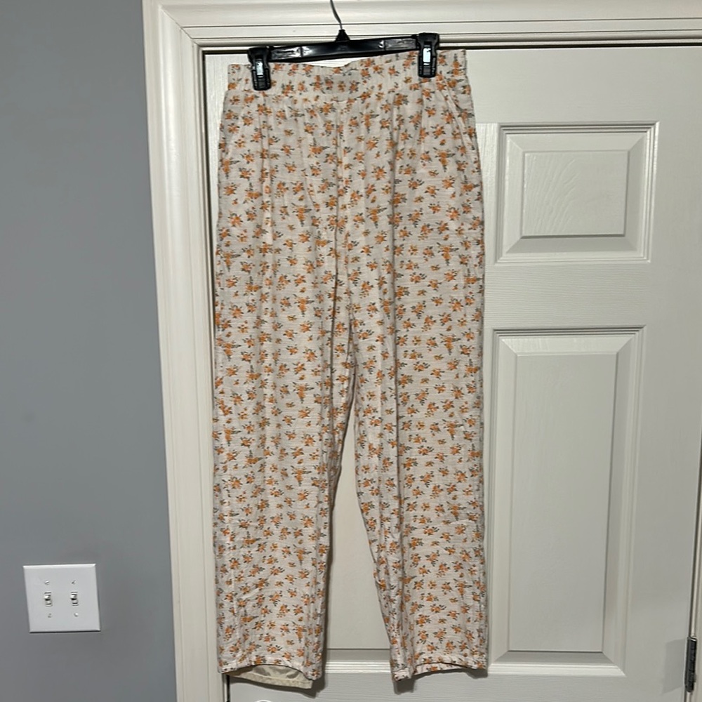 American Eagle Floral Print Pants